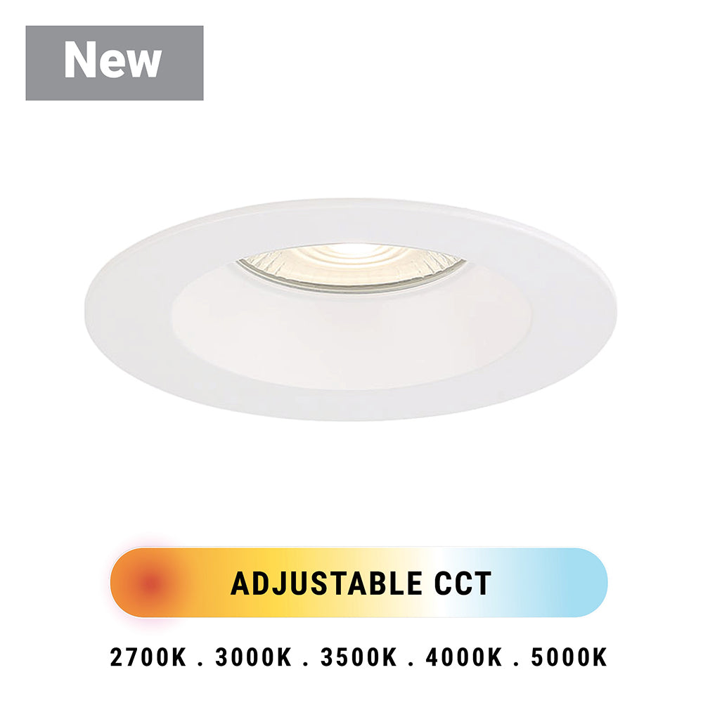 Eurofase Lighting Midway 7" White Round Fixed Integrated LED Aluminum Recessed Light