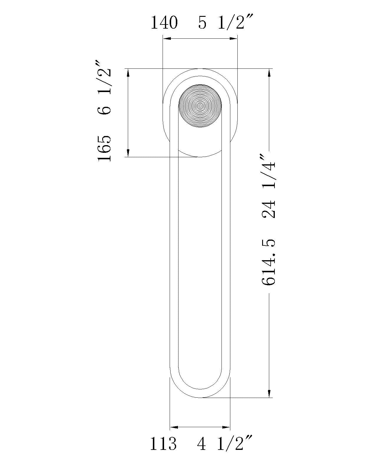 Eurofase Lighting Swing 24" 1-Light Integrated LED Matte Black Steel Outdoor Wall Sconce