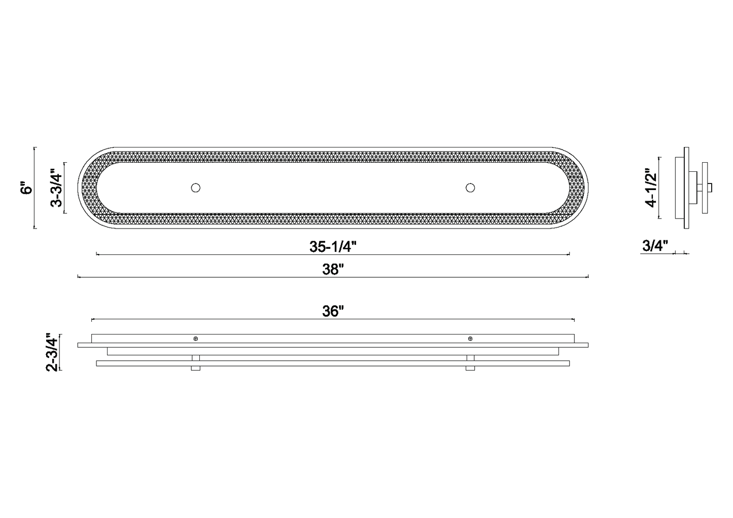 Eurofase Lighting Tramore 38" 1-Light Integrated LED Alabaster Shade Matte Black Steel Wall Sconce
