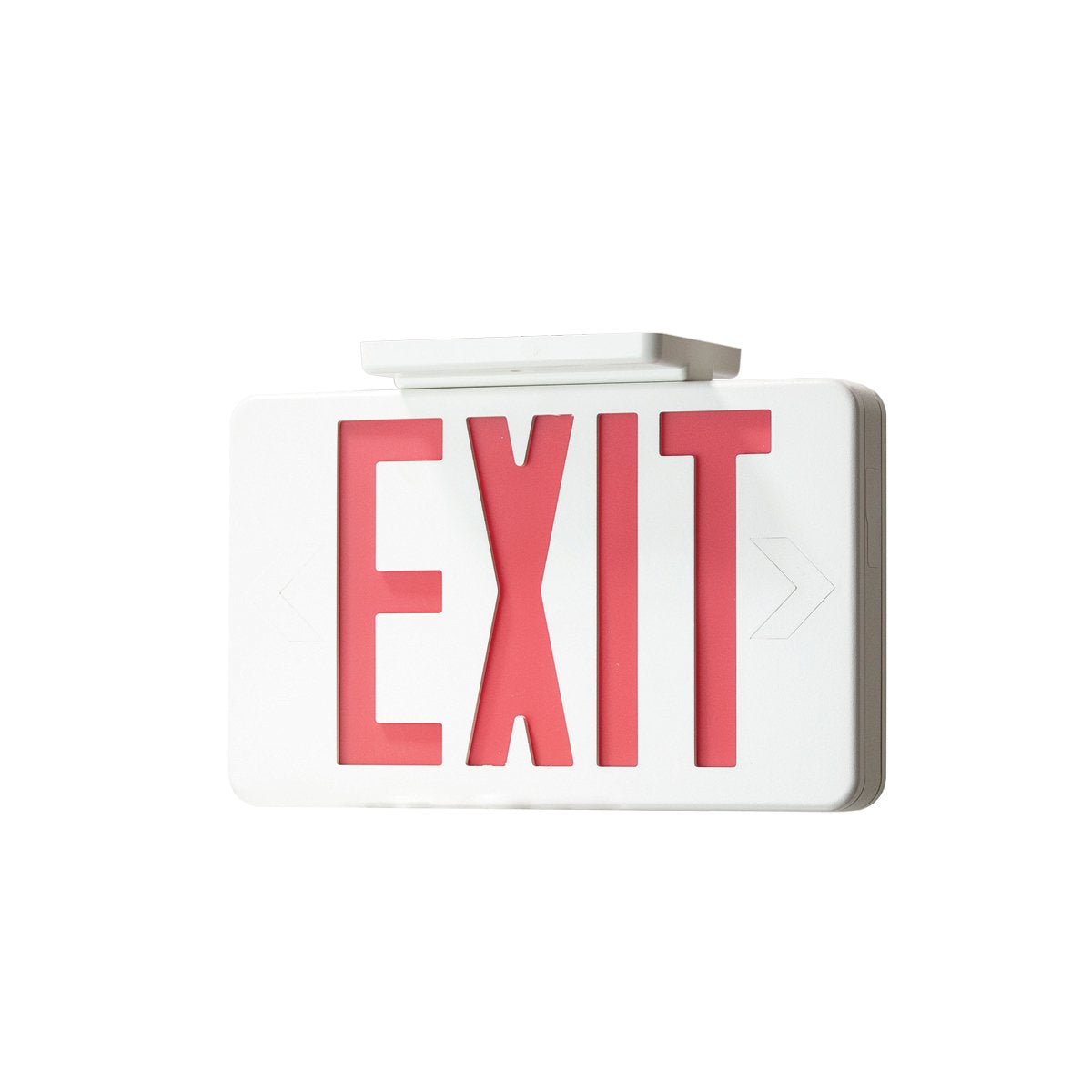 Falkor Industry LED Exit Sign, Maintenance-Free Integrated Solid State System - SETE30