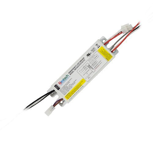 Falkor Industry NEXTECH Integrated Install Slim Emergency 90-min 8W Battery Backup and 25W Driver Combo - 8W-L/EM-25 Slim Combo