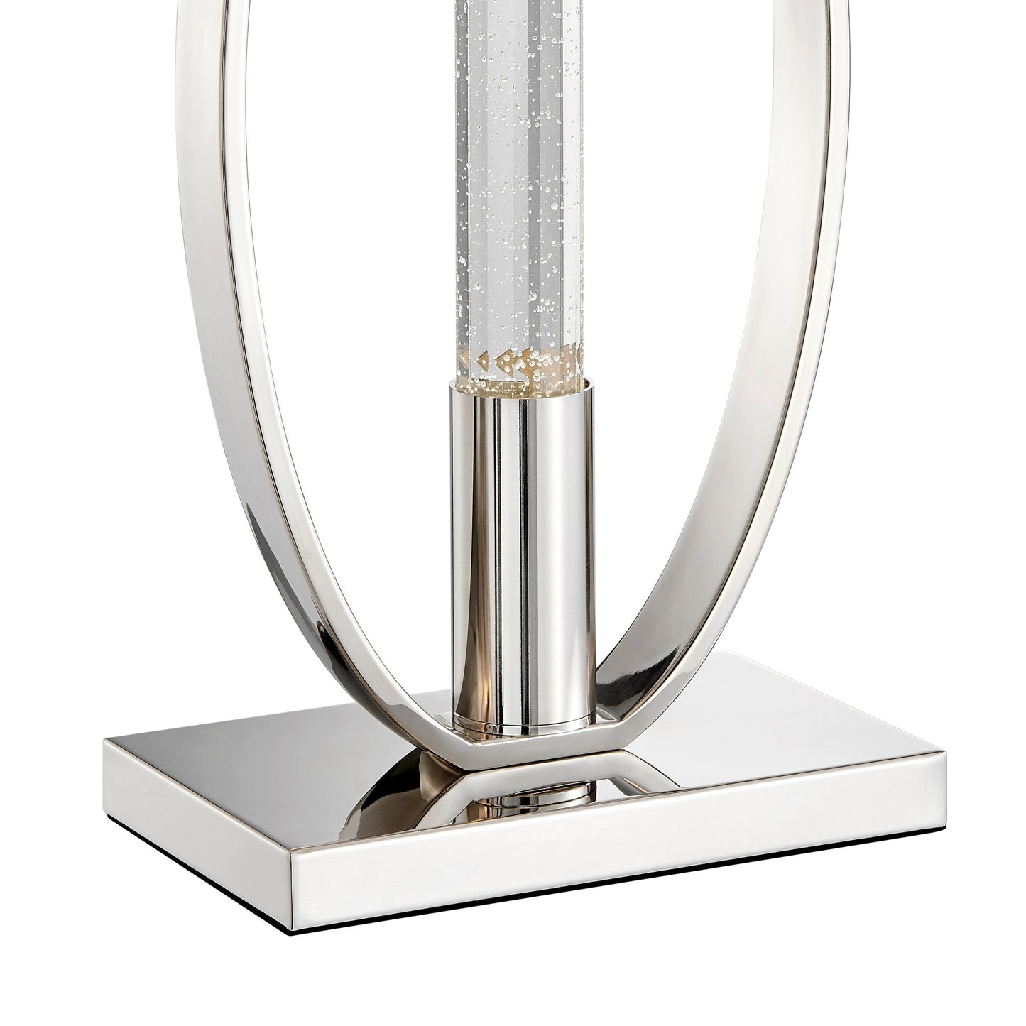 Finesse Decor 13" W x 16" H Chrome Finish 2-Light Table Lamp