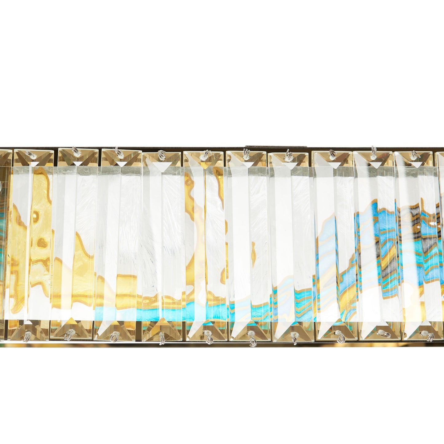 Finesse Decor Boeseman's Radiant 29" Multi-Color Finish 1-Light LED Chandelier