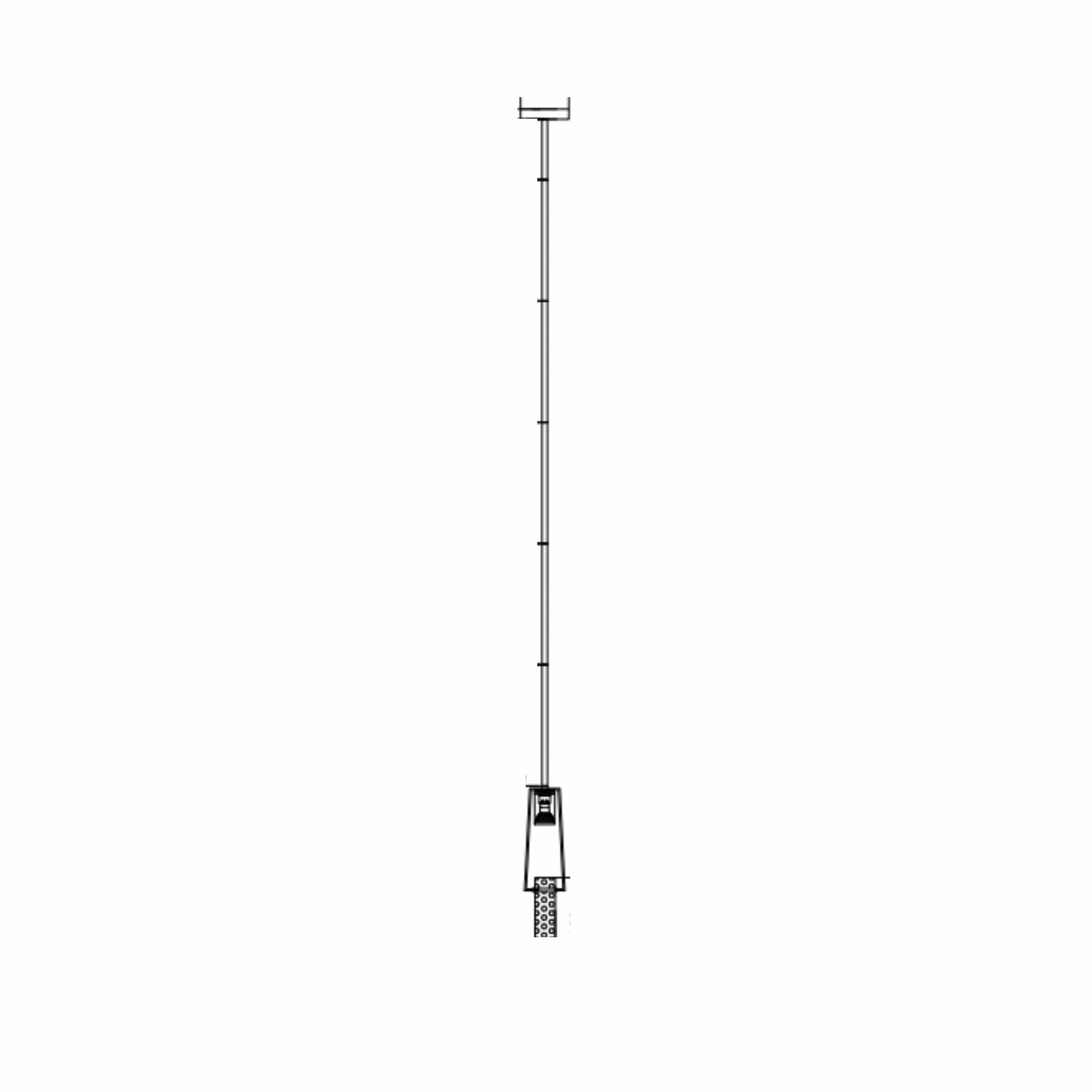 Finesse Decor Harmony Chrome Finish 1-Light Pendant