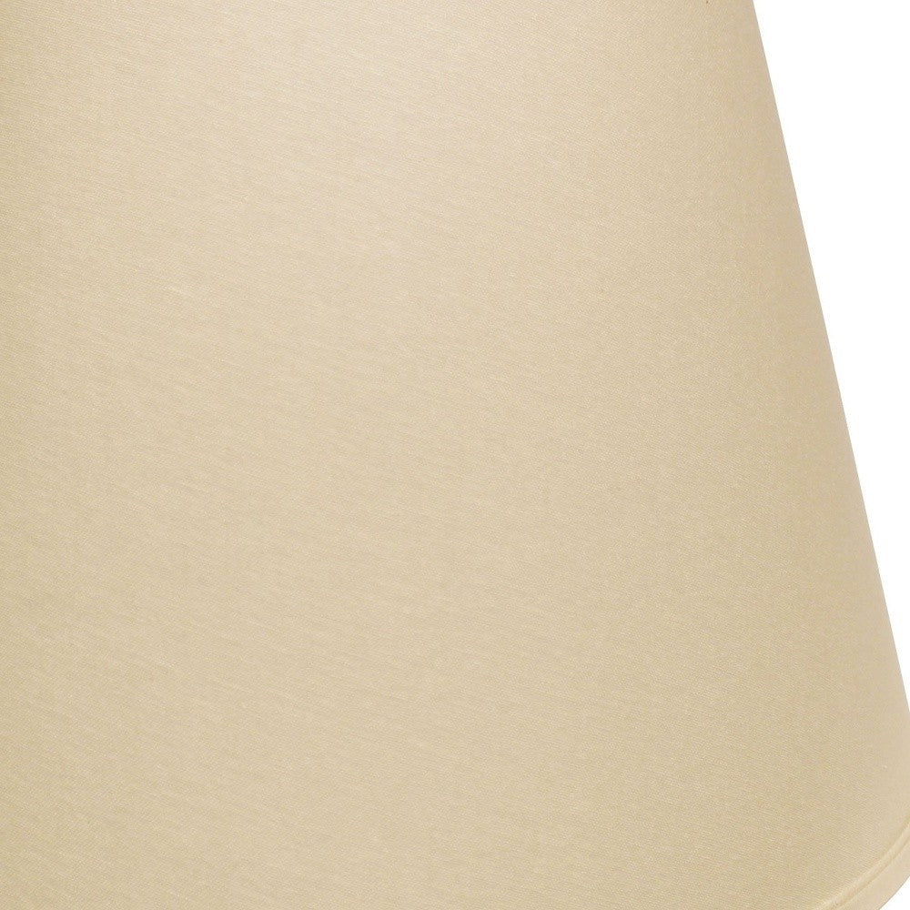 HomeRoots 18" Empire Linen Lampshade in Parchment Beige Finish