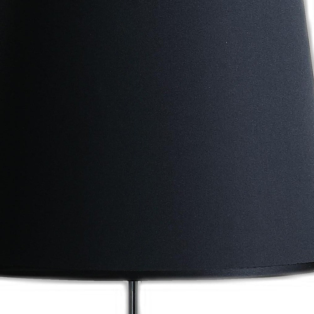 HomeRoots 21” Sculptural Clown Phone Holder Desk Lamp in Black Finish