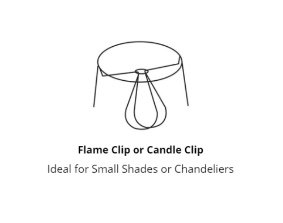 HomeRoots 4" Ivory Chandelier No Slub Lampshades in Set of 6