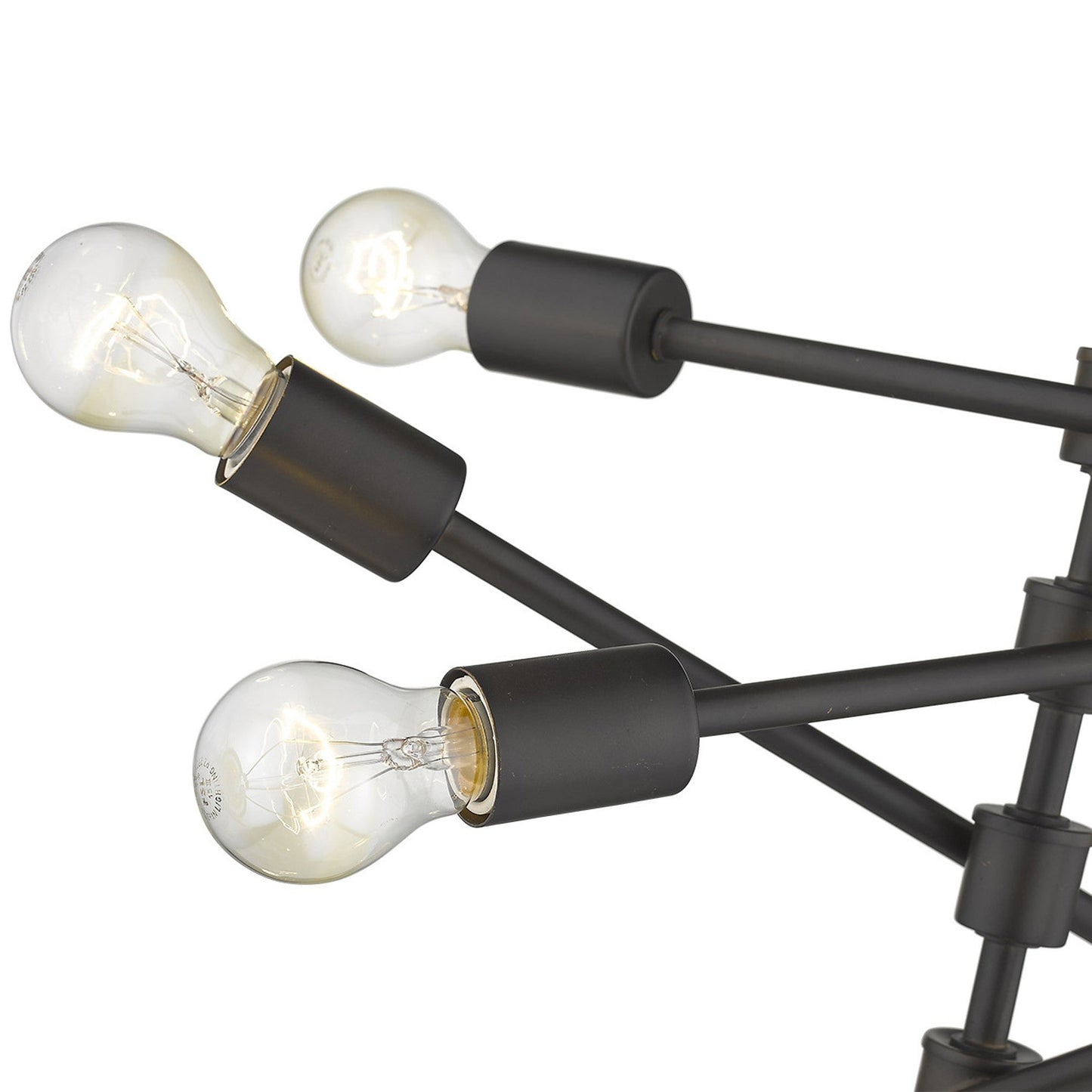 HomeRoots Calix 8-Light Pendant in Oil Rubbed Bronze Finish