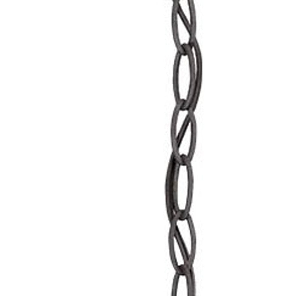 HomeRoots Canister Hanging Light in Matte Black Finish