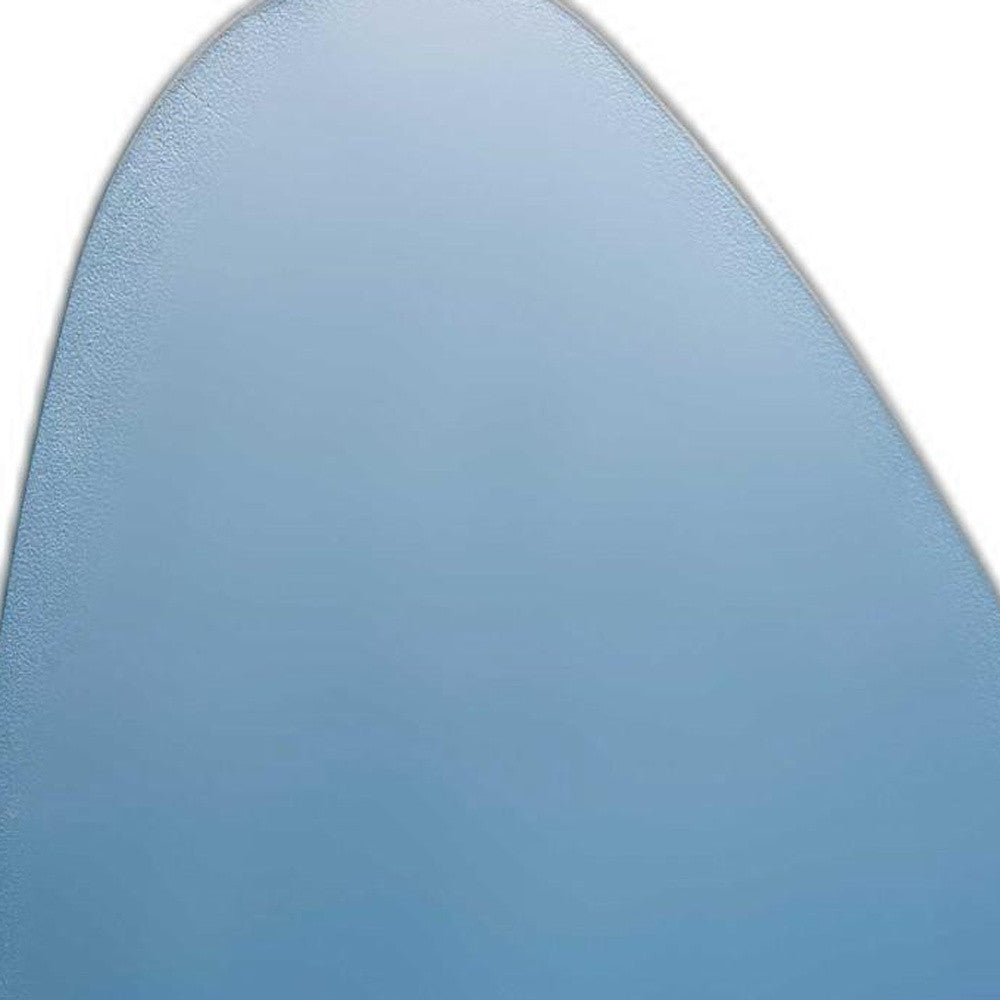 HomeRoots Fin Concrete Table Lamp With Turquoise Finish