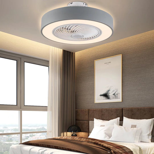 HomeRoots Modern Ceiling Ceiling Fan and Light in Black Finish