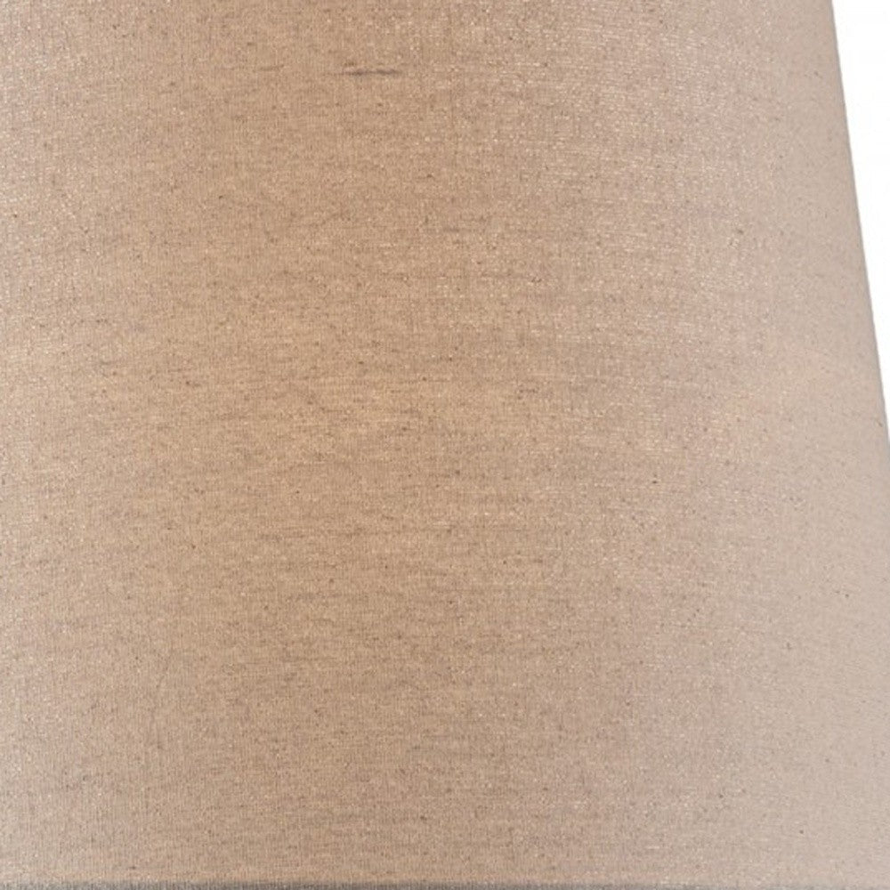 HomeRoots Primo Tall Table Lamp in Silver and Gold Finish