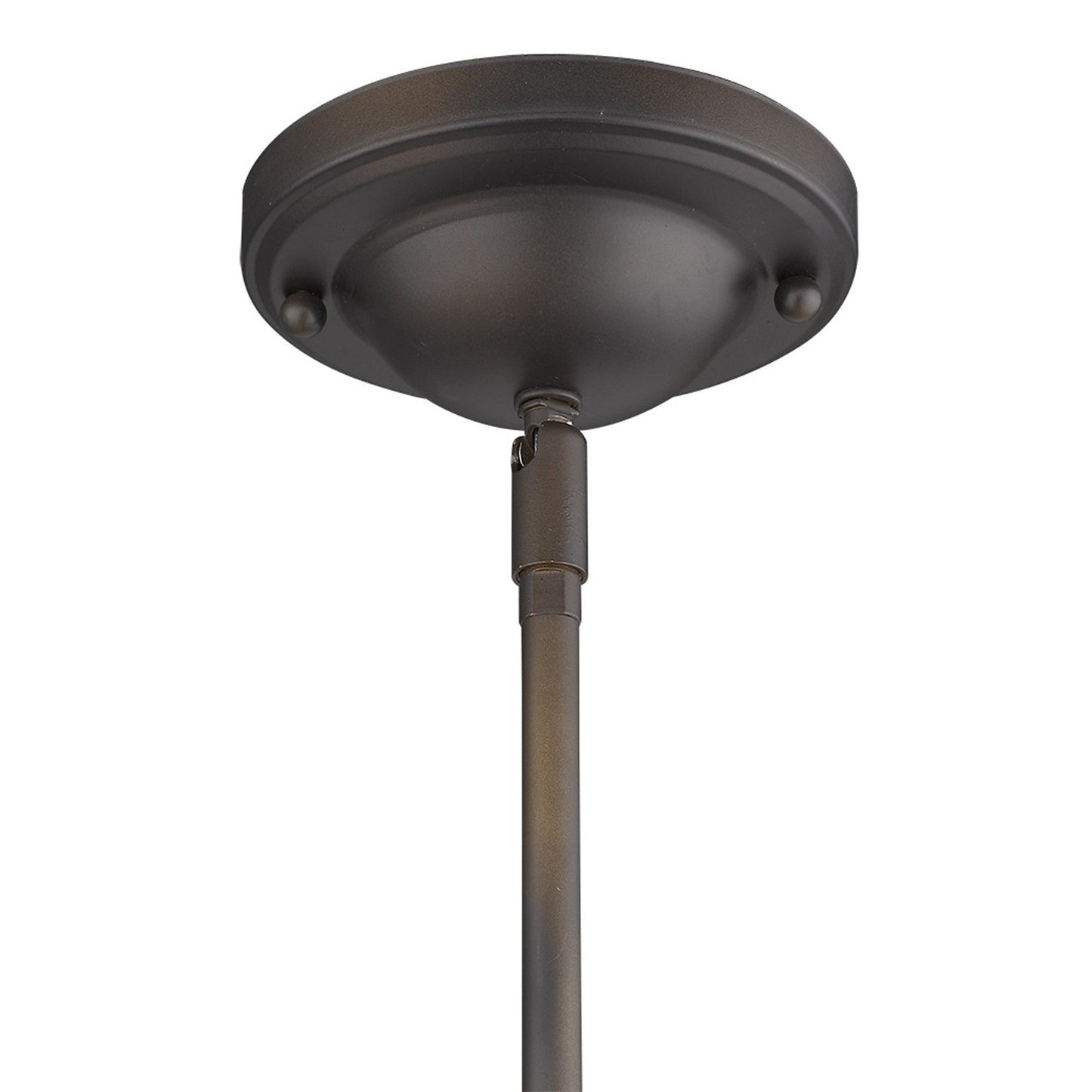 HomeRoots Teardrop Shape Pendant Light in Antique Bronze Finish