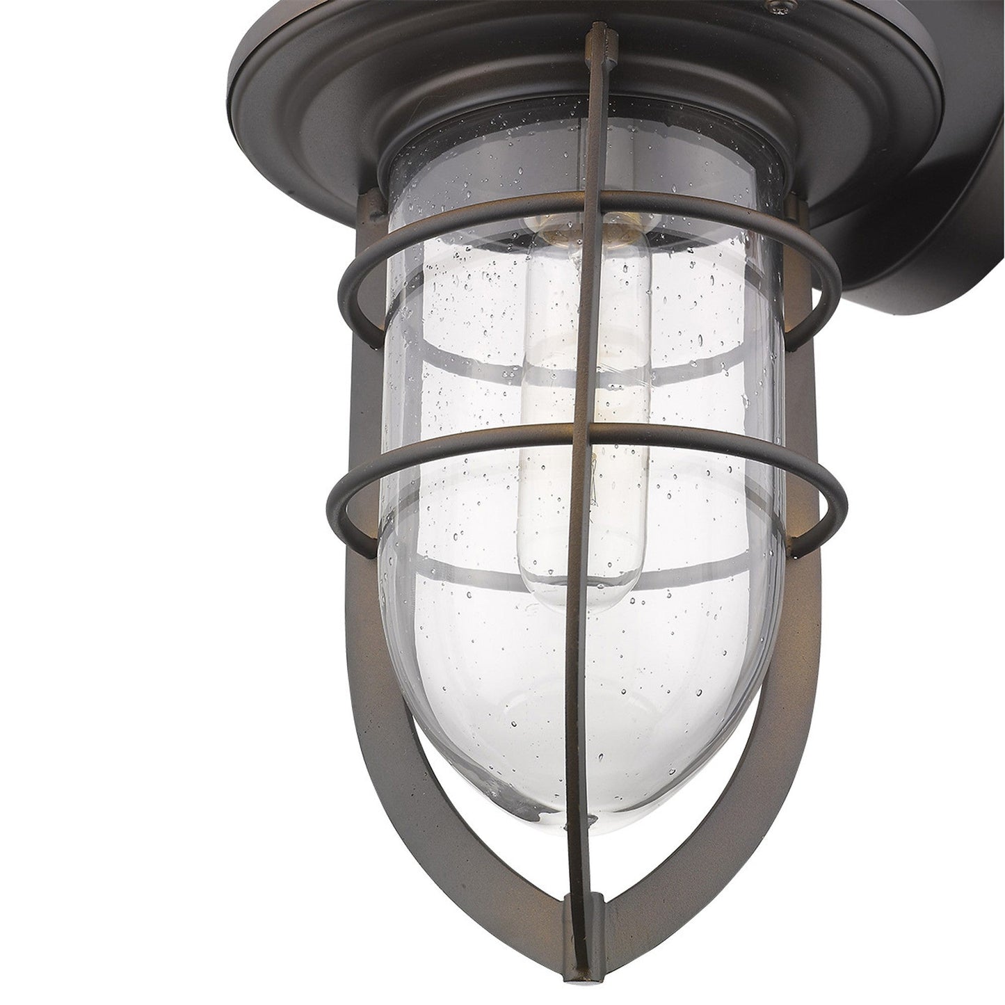 HomeRoots Teardrop Shape Wall Sconce in Antique Bronze Finish