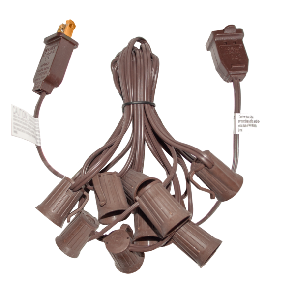 Hometown Evolution C7 10 Foot Brown String Light