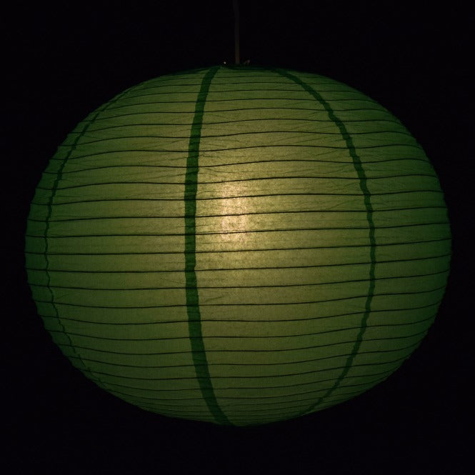 Hometown Evolution Paper 12" Dark Green Outdoor Lantern (Set of 3)