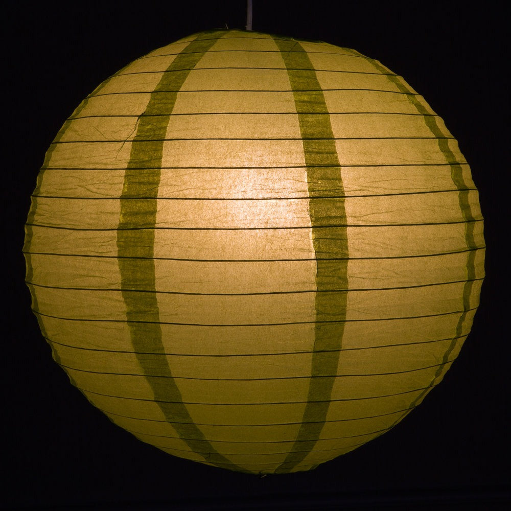 Hometown Evolution Paper 12" Light Green Outdoor Lantern (Set of 3)