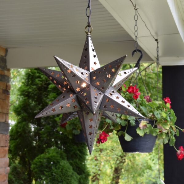 Hometown Evolution Star Cut 16" Tin Star Light