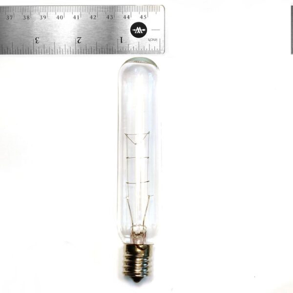 Hometown Evolution T25 Tube Edison Light Bulb with C9-E17 Base (Box of 20)