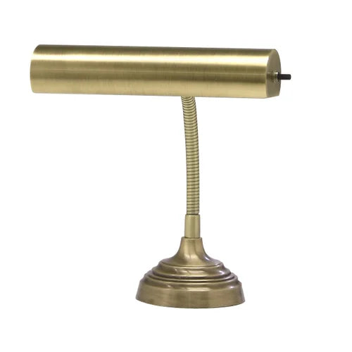 House of Troy Advent 11.5"H Antique Brass Desk/Piano Lamp