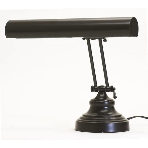 House of Troy Advent 12"H Black Desk/Piano Lamp