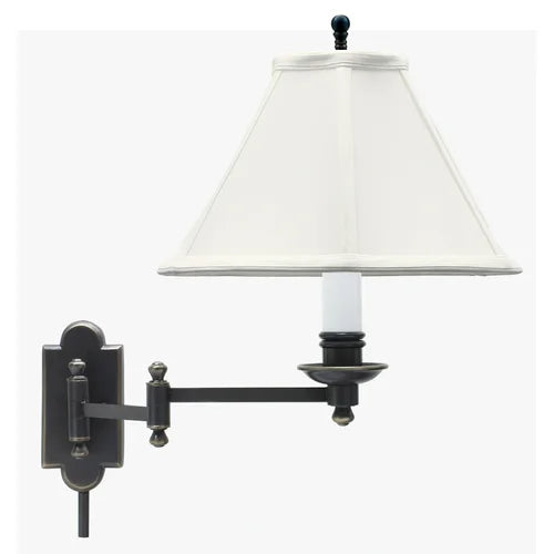 House of Troy Club Oil Rubbed Bronze Wall Swing Arm Lamp
