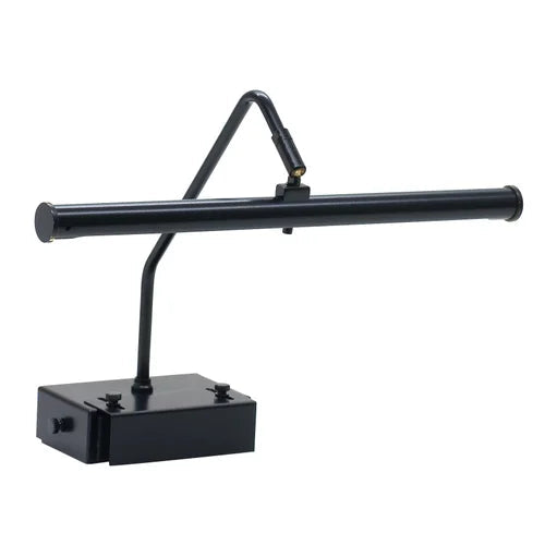 House of Troy Concert Battery Operated LED Black Piano Lamp