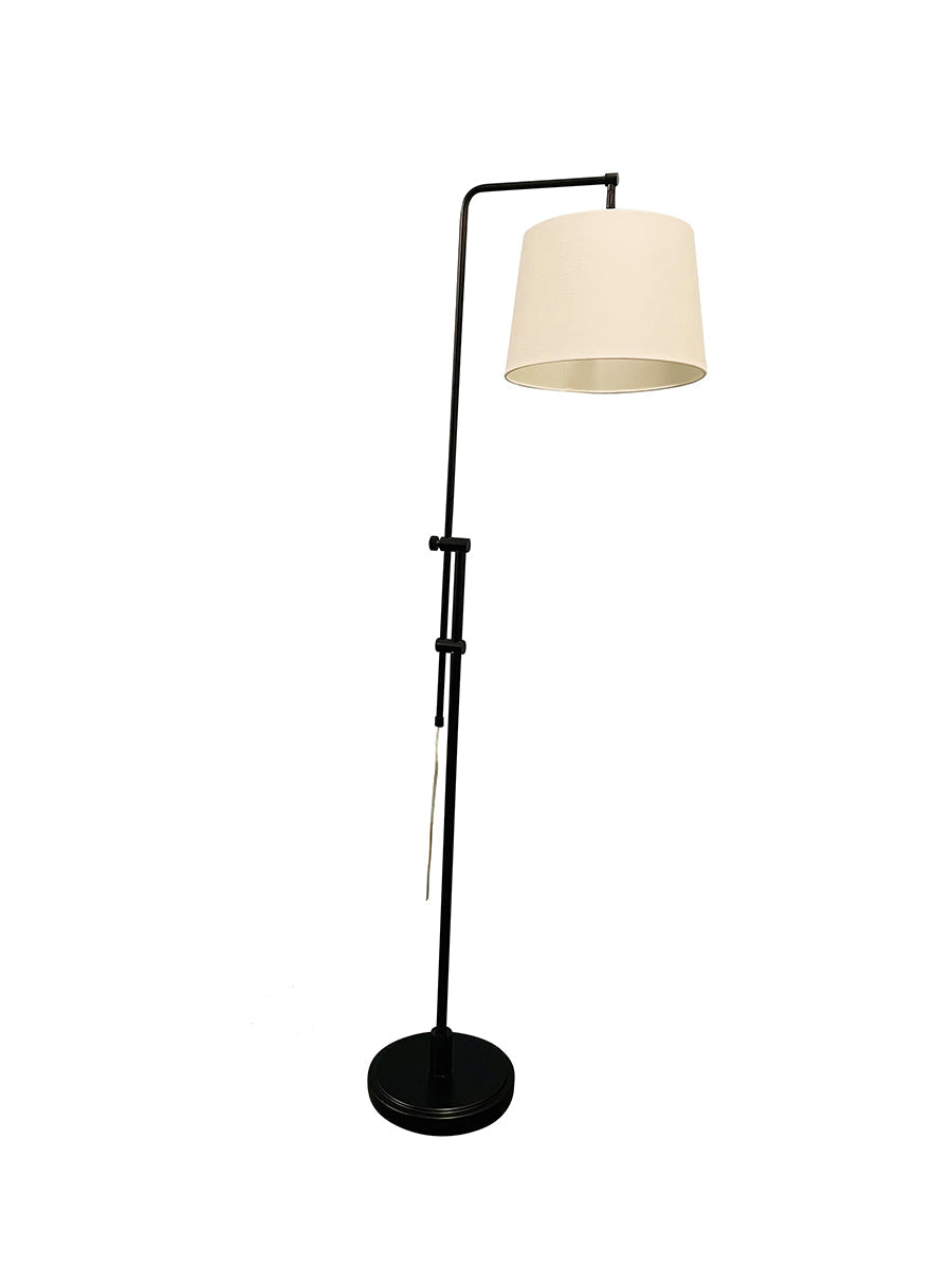 House of Troy Crown Point 18" Black Floor Lamp