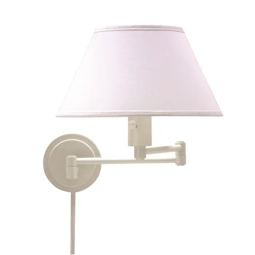 House of Troy Home Office Swing Arm White Wall Lamp WS14-9