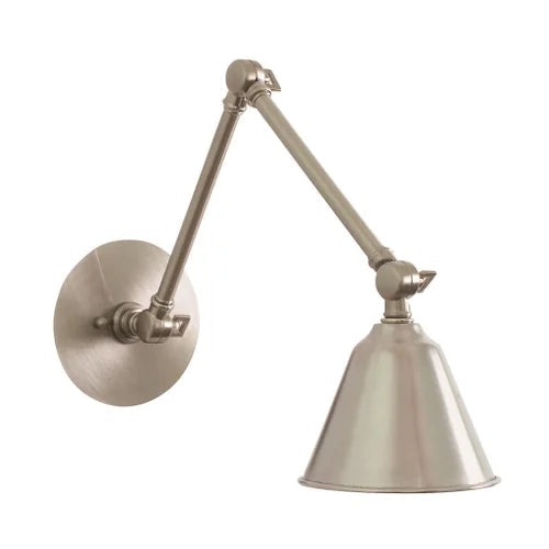 House of Troy Library Adjustable LED Satin Nickel Wall Lamp