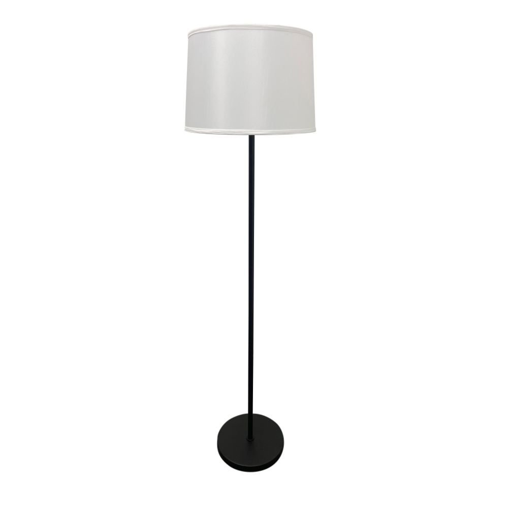 House of Troy S500 Sawyer 16" Black and Satin Nickel Floor Lamp