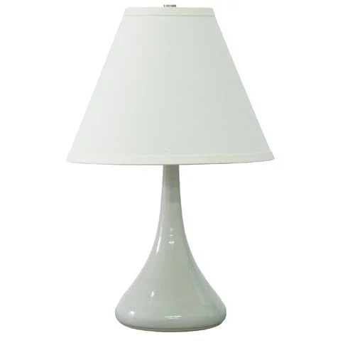 House of Troy Scatchard Stoneware 19" GS802-Gray Gloss Table Lamp