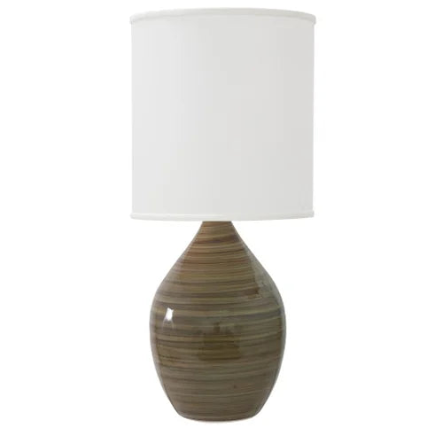 House of Troy Scatchard Stoneware 20.5" Tiger's Eye Table Lamp