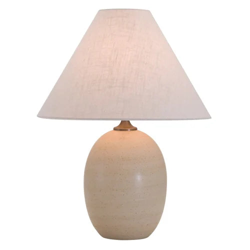 House of Troy Scatchard Stoneware 22.5" Oatmeal Table Lamp