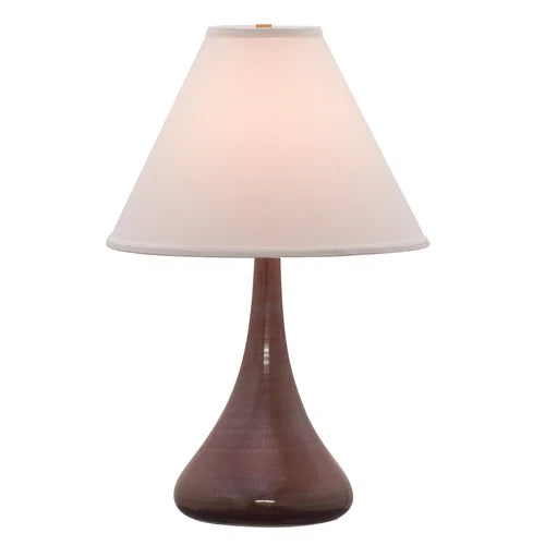House of Troy Scatchard Stoneware 23" Iron Red Table Lamp