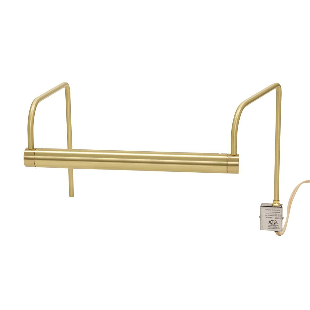 House of Troy Slim-line 11" Satin Brass Picture Light