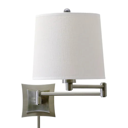 House of Troy Swing Arm Antique Silver Wall Lamp WS752-AS