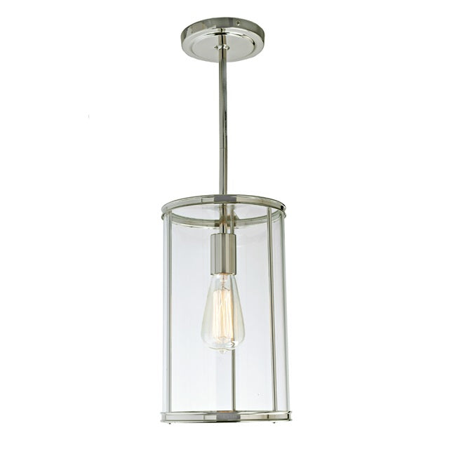 JVI Designs Gramercy Polished Nickel 1-Light Hanging Pendant Lighting ...