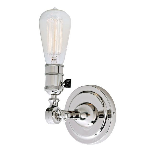 JVI Designs Soho Polished Nickel 1-Light Swivel Wall Sconce