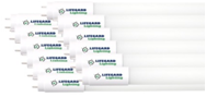 Lifegard Lighting 4" LED 34W Tube Light 12-Pack