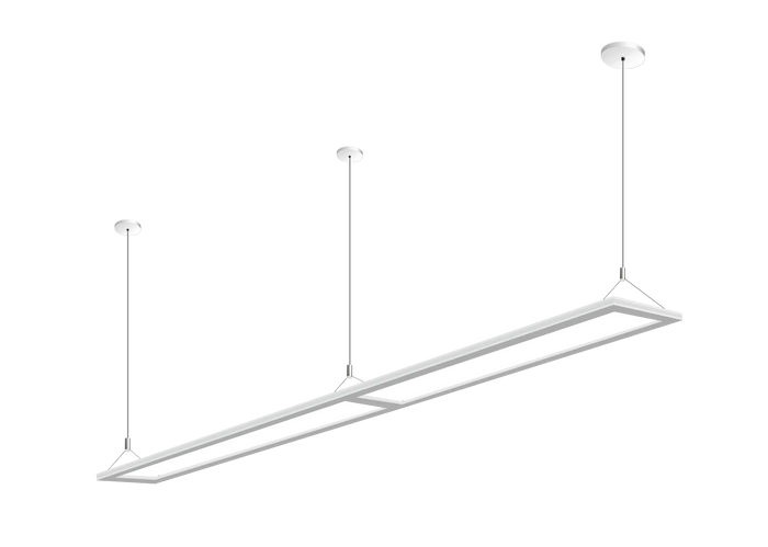 Falkor Industry META 8' White LED Up/Down Linear-Pendant