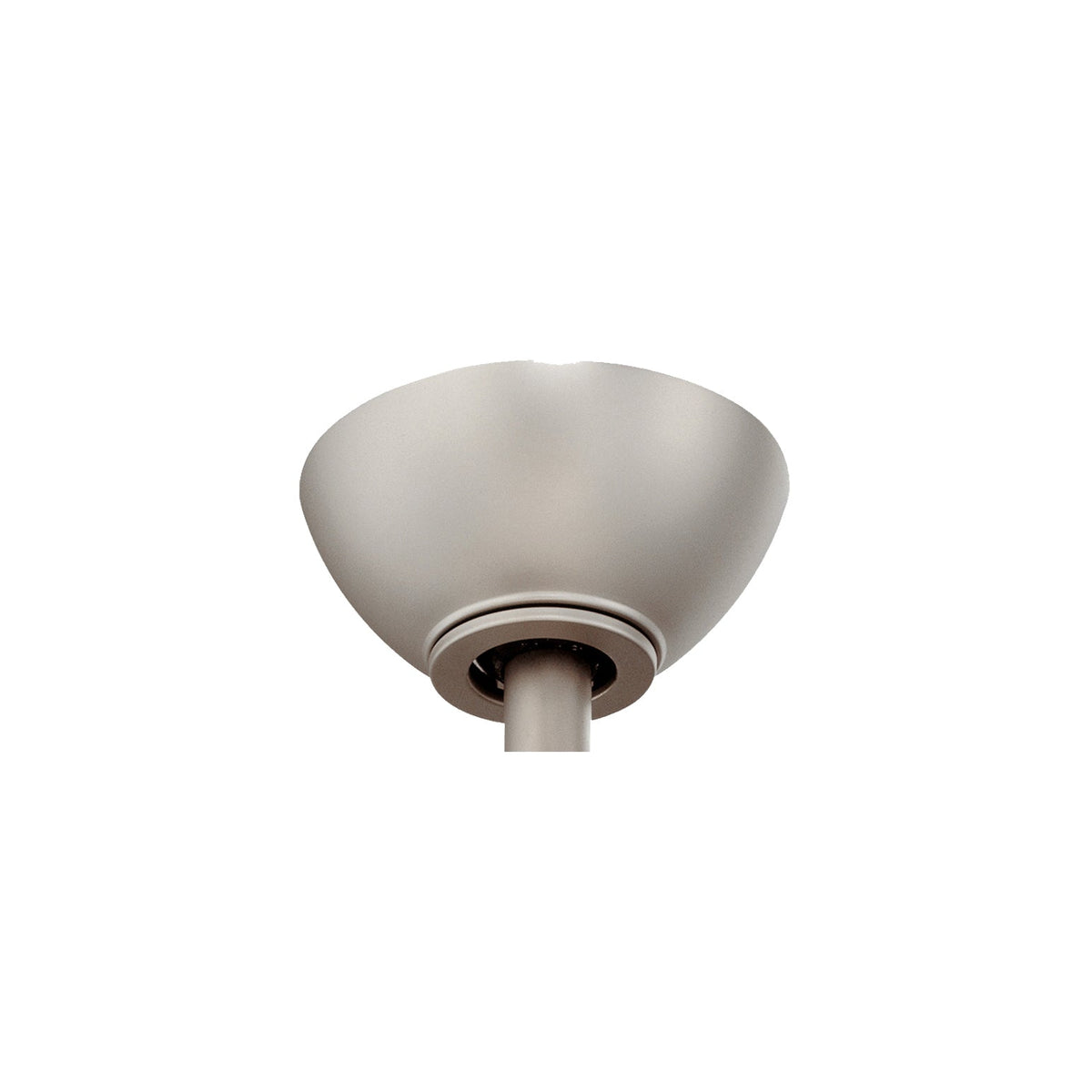 Matthews Fan Company Atlas 29-Degree Brushed Nickel Slant Ceiling Mount