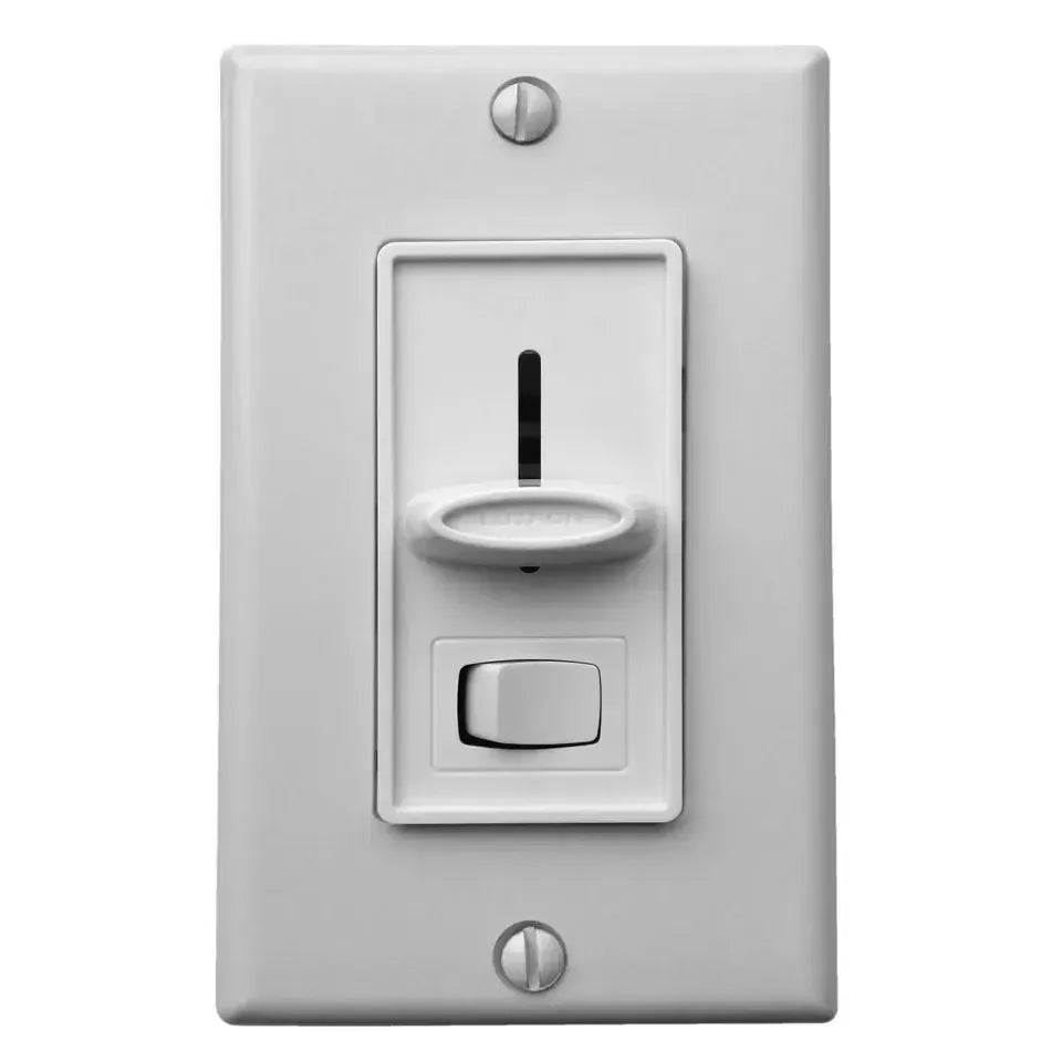 Matthews Fan Company Atlas Lutron Decora-Style White 3-Speed Control for AC Ceiling and Wall Fans