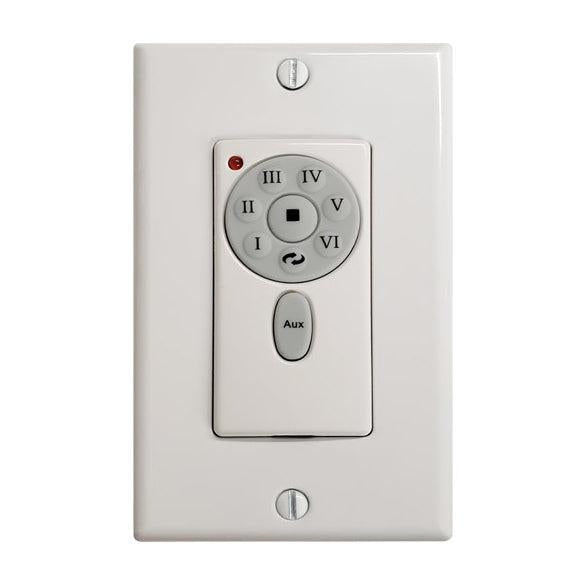 Matthews Fan Company Atlas Proprietary Decora-Style Wall-Mounted Transmitter Control for DC Ceiling Fans