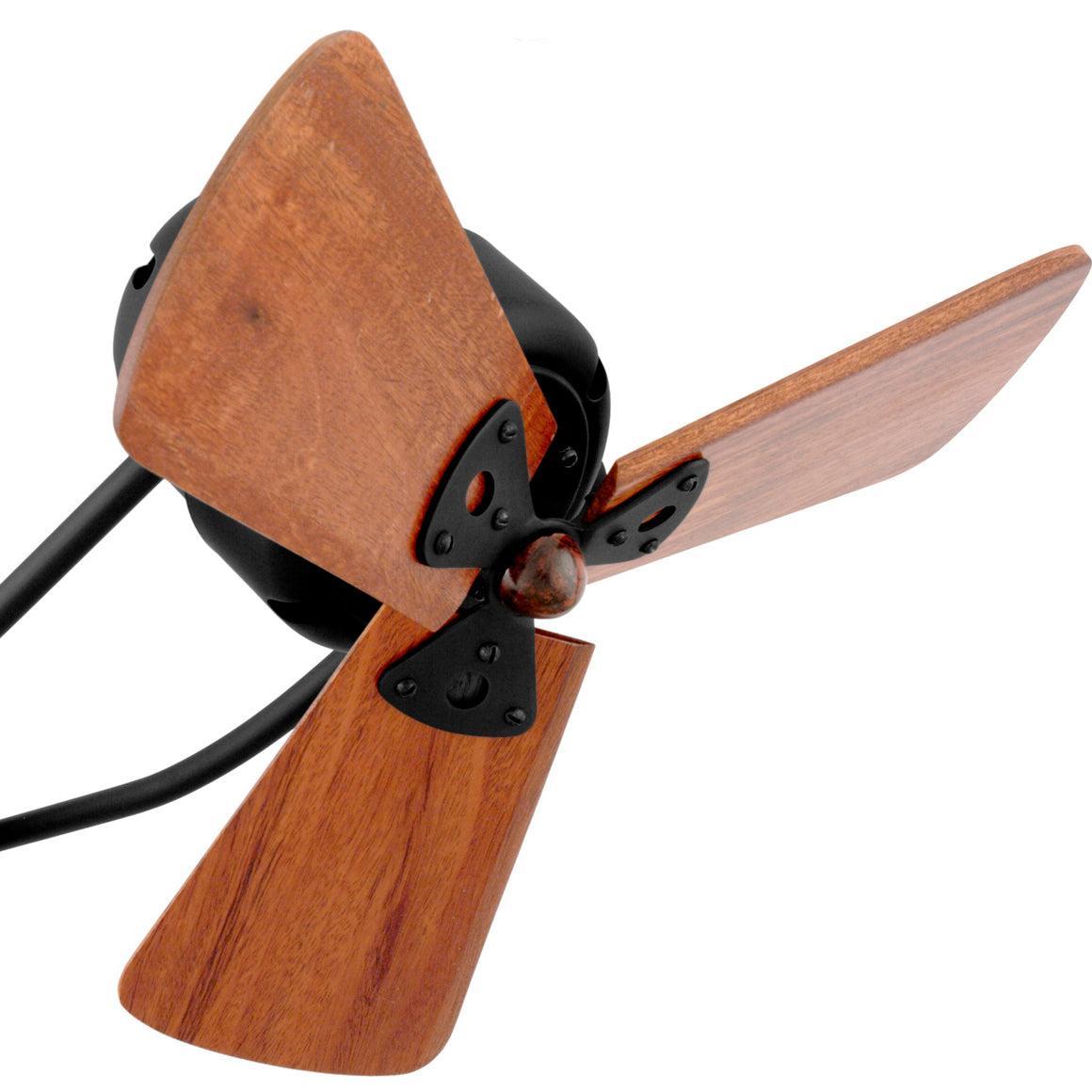 Matthews Fan Company Matthews-Gerbar 16" Brazilian Mahogany Blade Set in Matte Black Finish