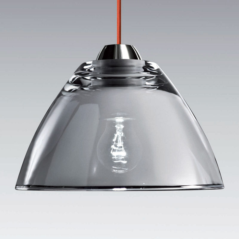 Mazzega 1946 Miroir Pendant Light in Transparent Finish