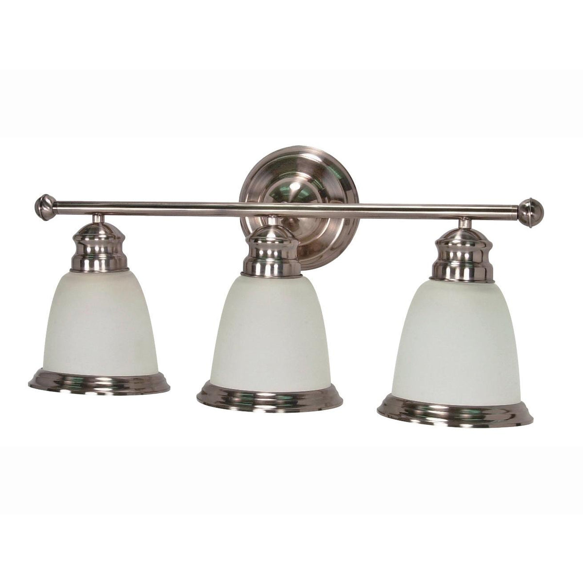 Medallion Lighting Corporation 22" 3-Light Smoked Nickel Vanity Light