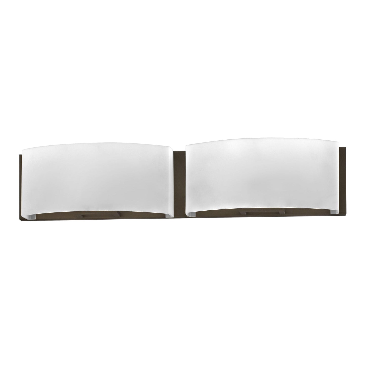 Medallion Lighting Corporation 28" Metallic Bronze Acrylic/Steel 2-Light Vanity Fixture