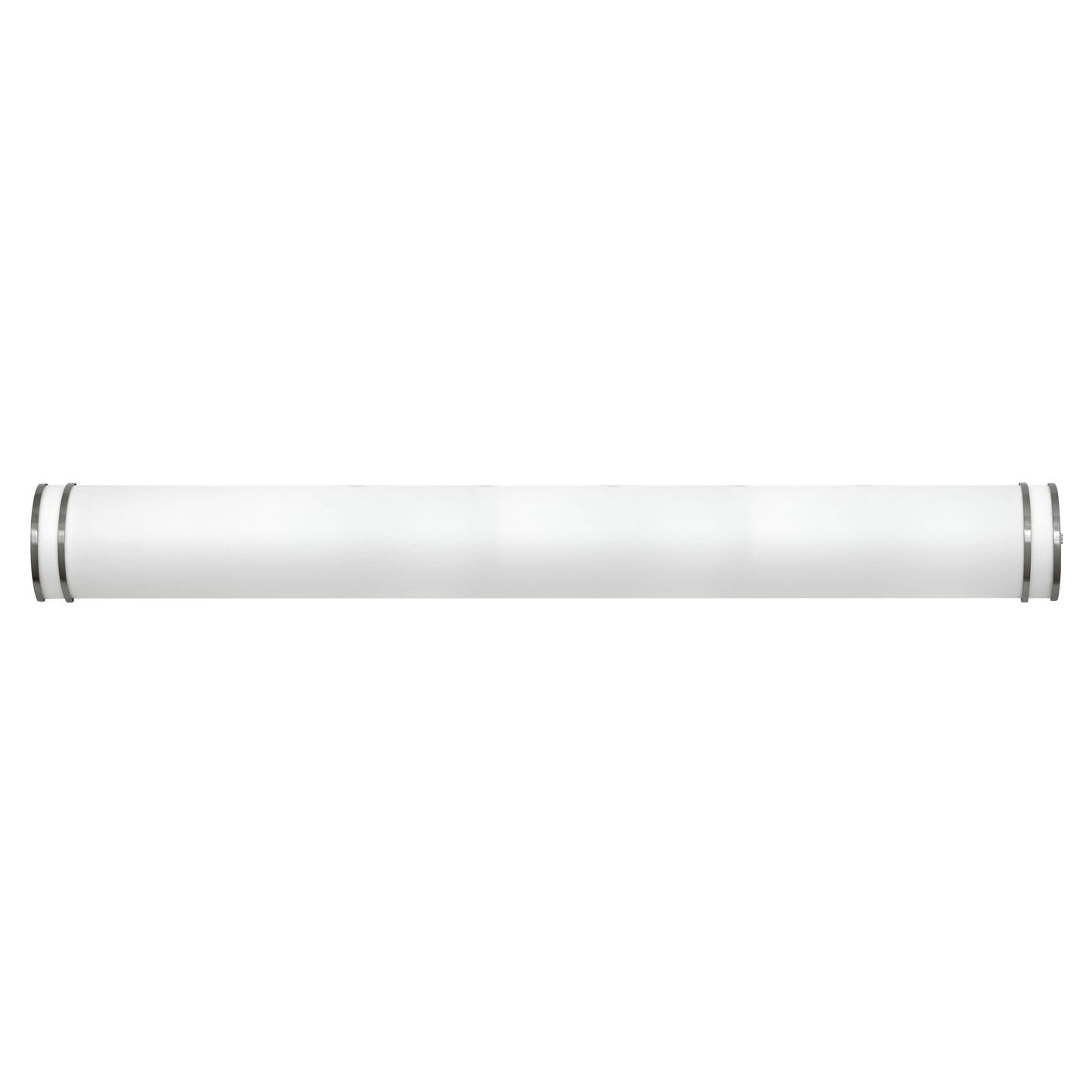 Medallion Lighting Corporation 49" Brushed Acrylic/Steel 2-Light Vanity Fixture
