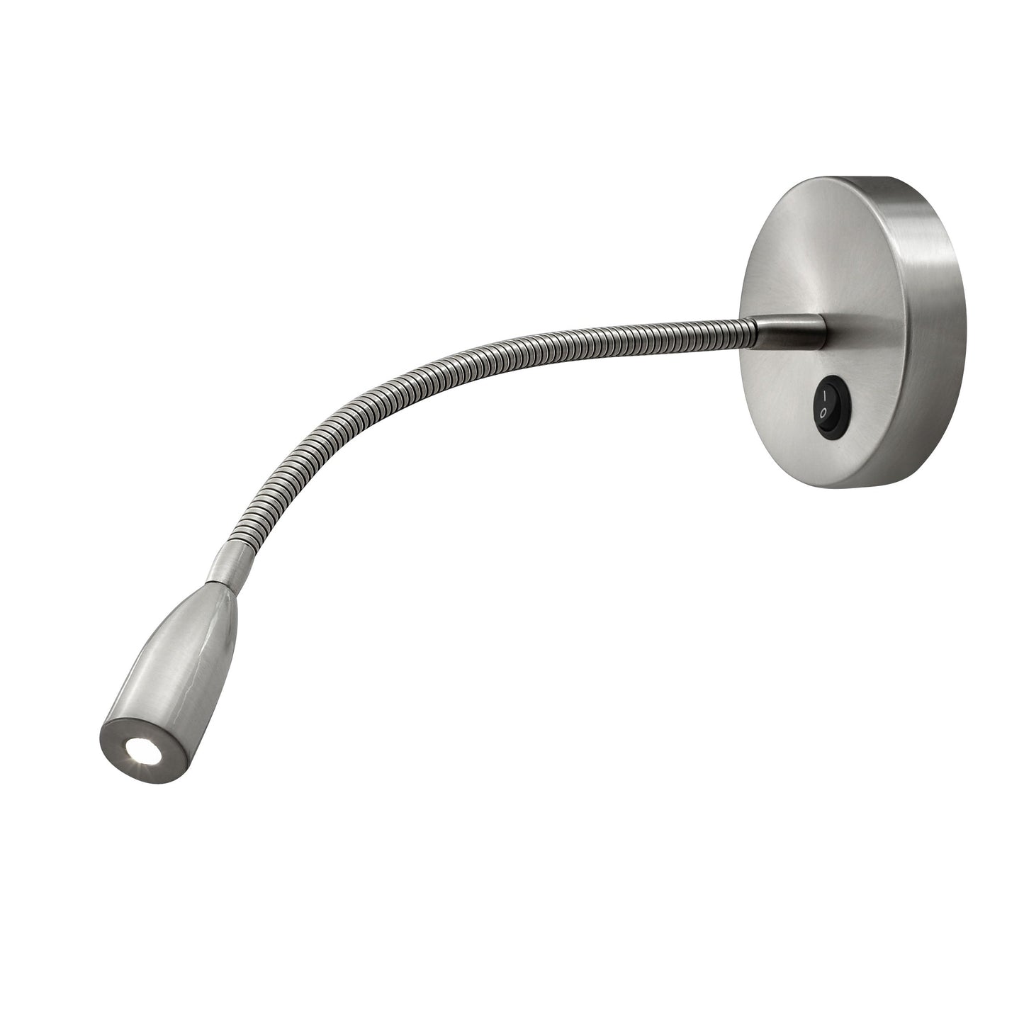 Medallion Lighting Corporation 5" Brushed Steel LED Adjustable Task/Reading Headboard Light